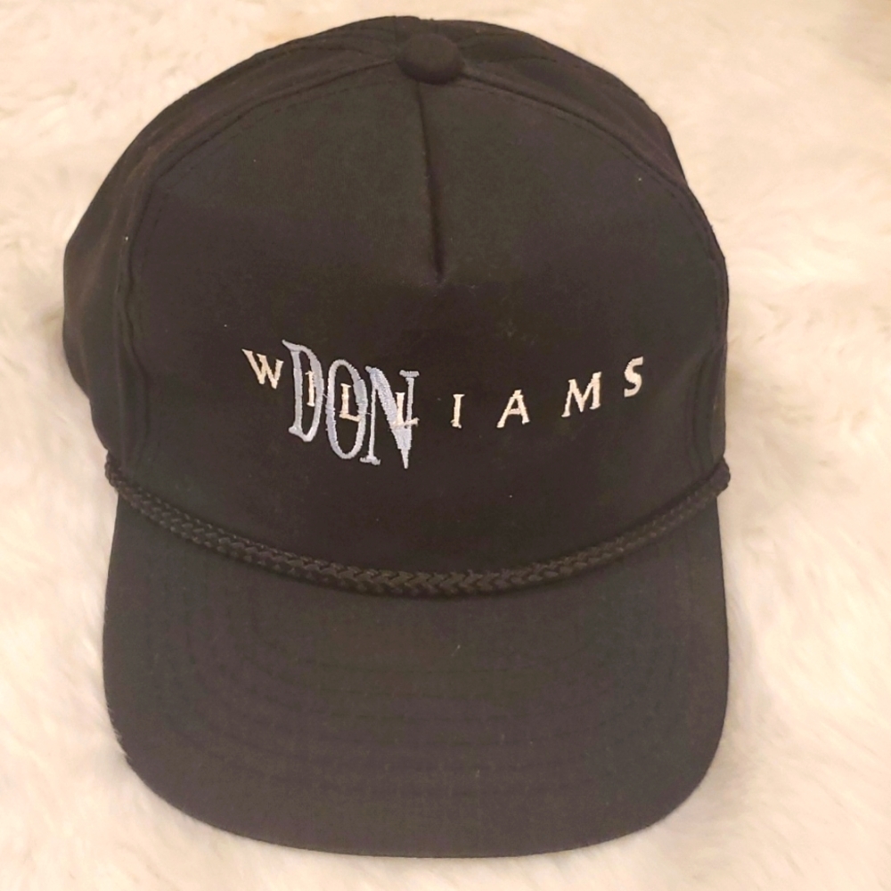 Vintage Headwear Don Williams black baseball hat cap adjustable